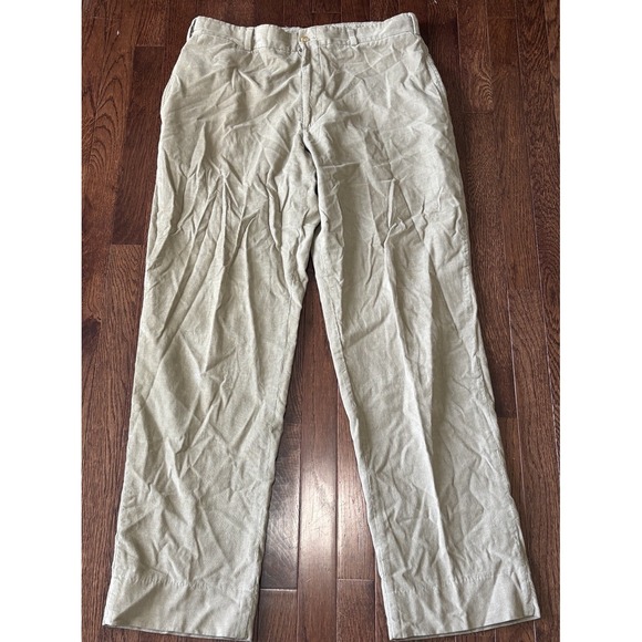 Bills Khakis Other - Bills Khakis Made in USA Beige Corduroy M2 Flat Front Pants 36x32.5
